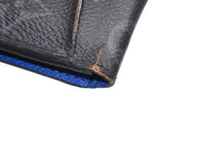 LOUIS VUITTON ルイヴィトン モノグラムエクリプス オーガナイザー ドゥ ポッシュ イニシャル入り カードケース M80911 ブラック ブルー PVC レザー 良品 中古 4b012841