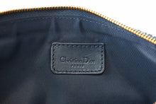 画像をギャラリービューアに読み込む, 新品同様 CHRISTIAN DIOR クリスチャンディオール トロッター サドルバッグ ワンショルダーバッグ サドルポーチ ネイビー 中古 4b013359