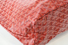 Load image into Gallery viewer, 新品同様 GOYARD ゴヤール サンルイPM バッグ トートバッグ STLCROPMLTY02CL02P PVC レザー レッド シルバー金具 中古 4b013406