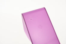 Load image into Gallery viewer, CHANEL シャネル ヴィンテージ ロゴ ラバー ミニトートバッグ パープル 美品 中古 4b013451