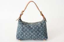 Load image into Gallery viewer, LOUIS VUITTON ルイヴィトン モノグラムデニム バギーPM ショルダーバッグ ワンショルダー M95049 インディゴブルー 美品 中古 4b013419