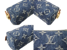 Load image into Gallery viewer, 極美品 LOUIS VUITTON ルイヴィトン モノグラムデニム ミニ トゥルーススピーディGM M95081 スピーディブルー 中古 4c069902