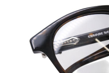 画像をギャラリービューアに読み込む, CHROME HEARTS クロムハーツ BABY ベイビー 伊達メガネ サイズ45□22-145 ブラウン プラスチック シルバー925 美品 中古 4c070305