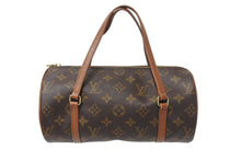画像をギャラリービューアに読み込む, LOUIS VUITTON ルイヴィトン モノグラム パピヨン26 ハンドバッグ ブラウン ゴールド金具 M51386 美品 中古 4c070583
