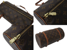 画像をギャラリービューアに読み込む, LOUIS VUITTON ルイヴィトン モノグラム パピヨン26 ハンドバッグ ブラウン ゴールド金具 M51386 美品 中古 4c070583