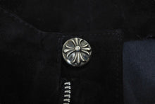 画像をギャラリービューアに読み込む, [USED/中古]CHROME HEARTS クロムハーツ その他ボトムス フレアニー スウェードレザーパンツ ブラック スウェード シルバー925 1 Bランク 中古 4c070851