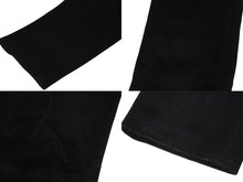 画像をギャラリービューアに読み込む, [USED/中古]CHROME HEARTS クロムハーツ その他ボトムス フレアニー スウェードレザーパンツ ブラック スウェード シルバー925 1 Bランク 中古 4c070851