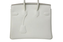 Load image into Gallery viewer, 新品未使用 HERMES エルメス バーキンシャドウ25 ハンドバッグ B刻印 フランス製 マッシュルーム シルバー金具 中古 4c071176