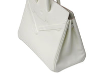 Load image into Gallery viewer, 新品未使用 HERMES エルメス バーキンシャドウ25 ハンドバッグ B刻印 フランス製 マッシュルーム シルバー金具 中古 4c071176