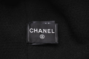 CHANEL シャネル ニットキャップ ニット帽 ビーニー ココマーク カシミヤ ロゴ ブラック ピンク イタリア製 美品 中古 4c071548