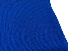 Load image into Gallery viewer, CHANEL シャネル ココマーク カシミヤ マフラー ブルー ホワイト レッド ストール ポケット付き ロゴ 小物 美品 中古 4c071554