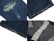 画像をギャラリービューアに読み込む, 極美品 DOUBLET ダブレット DAMEGED SILK DENIM PANTS ダメージシルク デニム パンツ サイズ M インディゴ 中古 4c071691