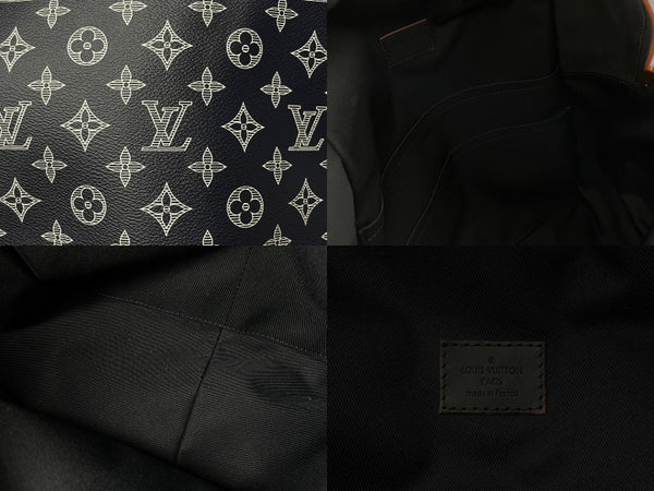 New Unused LOUISVUITTON Apollo Bag Monogram Ink Upside Down Rucksack M43676 Navy Used 4c072865