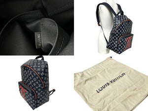 New Unused LOUISVUITTON Apollo Bag Monogram Ink Upside Down Rucksack M43676 Navy Used 4c072865
