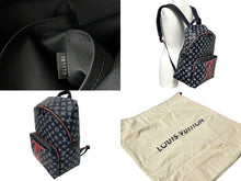 画像をギャラリービューアに読み込む, 新品未使用 LOUISVUITTON ルイヴィトン アポロバッグ モノグラムインク アップサイドダウン リュックサック M43676 ネイビー 中古 4c072865