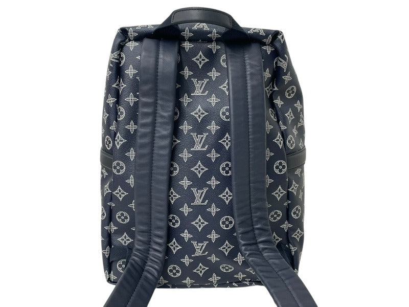 新品未使用 LOUISVUITTON ルイヴィトン アポロバッグ モノグラムインク アップサイドダウン リュックサック M43676 ネイビー 中古 4c072865