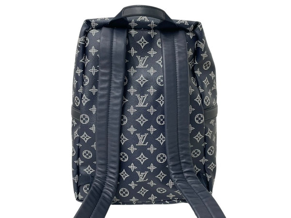 New Unused LOUISVUITTON Apollo Bag Monogram Ink Upside Down Rucksack M43676 Navy Used 4c072865