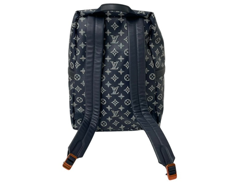 新品未使用 LOUISVUITTON ルイヴィトン アポロバッグ モノグラムインク アップサイドダウン リュックサック M43676 ネイビー 中古 4c072865
