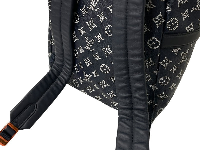 新品未使用 LOUISVUITTON ルイヴィトン アポロバッグ モノグラムインク アップサイドダウン リュックサック M43676 ネイビー 中古 4c072865