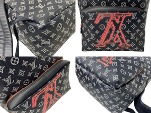 New Unused LOUISVUITTON Apollo Bag Monogram Ink Upside Down Rucksack M43676 Navy Used 4c072865