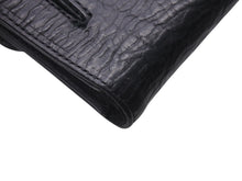 画像をギャラリービューアに読み込む, 新品未使用 CHROME HEARTS クロムハーツ 長財布 ダガージップ 新作 クロスボール レザー ブラック シルバー925 中古 4c073105