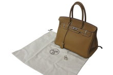 Load image into Gallery viewer, 極美品 HERMES エルメス BIRKIN バーキン30 ブラウン系 トゴ シルバー金具 T刻印 中古 4c073523