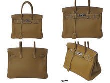 Load image into Gallery viewer, 極美品 HERMES エルメス BIRKIN バーキン30 ブラウン系 トゴ シルバー金具 T刻印 中古 4c073523
