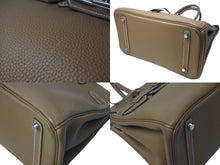 Load image into Gallery viewer, 極美品 HERMES エルメス BIRKIN バーキン30 ブラウン系 トゴ シルバー金具 T刻印 中古 4c073523
