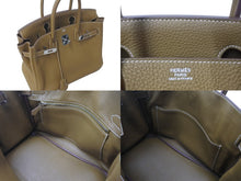 Load image into Gallery viewer, 極美品 HERMES エルメス BIRKIN バーキン30 ブラウン系 トゴ シルバー金具 T刻印 中古 4c073523