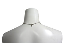 Load image into Gallery viewer, CHANEL シャネル ネックレス ココマーク シルバー メタル ラインストーン C12V刻印 重量6.7g 全長42.5cm 美品 中古 4c075348