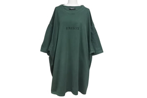 BALENCIAGA Layered T-shirt UNIS3X Green Cotton 657059 Used 4c075498