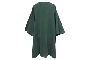 BALENCIAGA Layered T-shirt UNIS3X Green Cotton 657059 Used 4c075498
