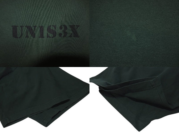 BALENCIAGA Layered T-shirt UNIS3X Green Cotton 657059 Used 4c075498