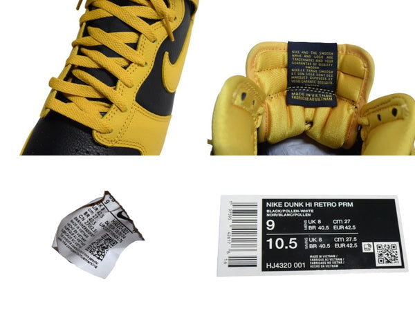 新品未使用 NIKE ナイキ Dunk High ダンクハイ RETRO PRM HJ4320-001 レトロ プレミアム ウータンクラン 中古 4c075586