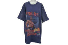 画像をギャラリービューアに読み込む, the rock says ザロック ヴィンテージT WWF 90s ドウェインジョンソン 半袖Tシャツ コットン ブルー レッド XL 美品 中古 4c075609