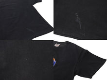 画像をギャラリービューアに読み込む, VINTAGE ヴィンテージ Bitch ビッチ 半袖Tシャツ TIDEパロディ ブラック オレンジ ブルー サイズL 良品 中古 4c075764