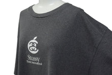 画像をギャラリービューアに読み込む, OLD STUSSY オールドステューシー Apple アップル サンプリング 半袖Tシャツ グレー ホワイト サイズXL 美品 中古 4c075820