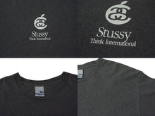 画像をギャラリービューアに読み込む, OLD STUSSY オールドステューシー Apple アップル サンプリング 半袖Tシャツ グレー ホワイト サイズXL 美品 中古 4c075820