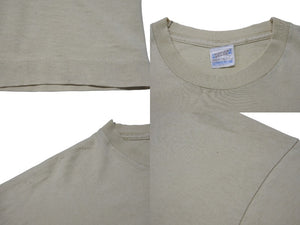 VINTAGE Vintage DOMANI Alien Marijuana Short Sleeve T-shirt Old Clothes Light Beige Size XL Good Condition Used 4c075825