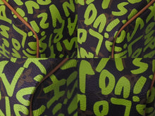 Load image into Gallery viewer, 極美品 LOUIS VUITTON ルイヴィトン スピーディ30 ハンドバッグ モノグラムグラフィティ M93706 グリーン 中古 4c075846