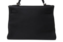 Load image into Gallery viewer, 新品同様 HERMES エルメス ケリー32 内縫い ブラック R刻印 トゴ シルバー金具 ハンドバッグ 2WAY 中古 4c075850