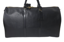 画像をギャラリービューアに読み込む, LOUIS VUITTON ルイヴィトン ボストンバッグ キーポル50 M42962 ブラック エピレザー ゴールド金具 美品 中古 4c075877