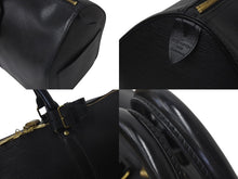 画像をギャラリービューアに読み込む, LOUIS VUITTON ルイヴィトン ボストンバッグ キーポル50 M42962 ブラック エピレザー ゴールド金具 美品 中古 4c075877