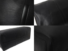 画像をギャラリービューアに読み込む, LOUIS VUITTON ルイヴィトン ボストンバッグ キーポル50 M42962 ブラック エピレザー ゴールド金具 美品 中古 4c075877