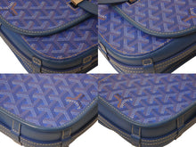 画像をギャラリービューアに読み込む, 極美品 GOYARD ゴヤール ベルヴェデールPM ショルダーバッグ ブルー BELVE3PMLTY10CG10P PVC レザー シルバー金具 中古 4c076030