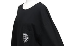 Load image into Gallery viewer, CHROME HEARTS クロムハーツ グラデーション サークルプリント 半袖Ｔシャツ ブラック ロゴ CH コットン サイズXL 美品 中古 4c070291