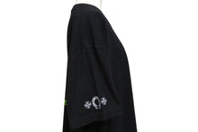 画像をギャラリービューアに読み込む, CHROME HEARTS クロムハーツ グラデーション サークルプリント 半袖Ｔシャツ ブラック ロゴ CH コットン サイズXL 美品 中古 4c070291