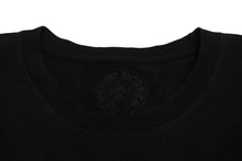 画像をギャラリービューアに読み込む, CHROME HEARTS クロムハーツ グラデーション サークルプリント 半袖Ｔシャツ ブラック ロゴ CH コットン サイズXL 美品 中古 4c070291