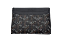 画像をギャラリービューアに読み込む, 極美品 GOYARD ゴヤール サン シュルピス カードケース STSULPPMLTY01CL01X レザー PVC ブラック 中古 4c067836