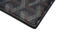 画像をギャラリービューアに読み込む, 極美品 GOYARD ゴヤール サン シュルピス カードケース STSULPPMLTY01CL01X レザー PVC ブラック 中古 4c067836